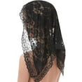 thumbnail image 4 of Breathable Lace Face Veils For Brides Mantilla Suitable For Weddings And Event Bridal Wrap, 4 of 9