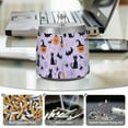 thumbnail image 6 of Yayeee Ashtray with Lid for Cigarette Smokeless Stainless Steel Home Ash Holder, Purple Halloween Pumpkin, 6 of 7