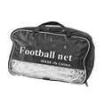 thumbnail image 1 of Red de fútbol de repuesto, portátil, blanca, con bolsa, red de portería de fútbol para adolescentes de nivel intermedio, práctica de competición para 5 por lado, 1 of 8