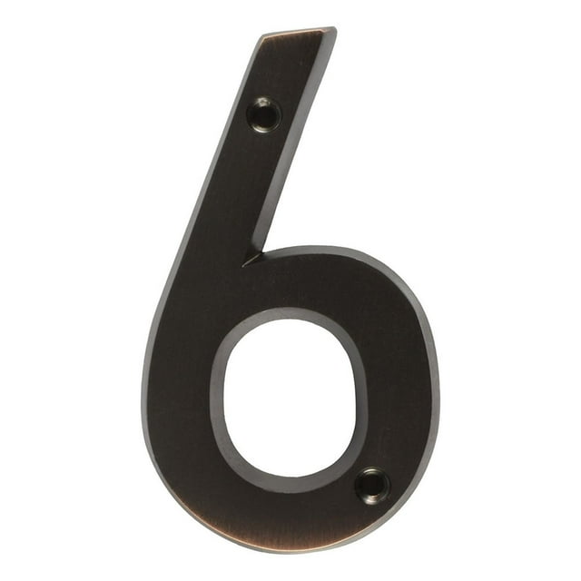 Número 6 Hy-Ko 10.1X5.5 Cm Bronce