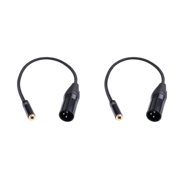 Tholdsy Cable de Audio con doble blindaje, adaptador de enchufe, divisor de auriculares, cámara de vídeo, tarjeta de sonido para teléfono Type2 NO2