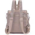 thumbnail image 4 of LHSHIDU Women Shoulder Backpack Multi-Pocket Nylon Purse Large Capacity Waterproof Casual Daypack, 4 of 7