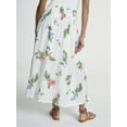 thumbnail image 3 of Scoop Women’s and Women’s Plus Smocked Waist Maxi Skirt, Sizes XS-4X, 3 of 4