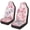 Dragonfly and Blossom Pattern, variant on Uourmeti Interior Decor Vehicle Seats Cushion Pad Mat for Auto, Polyester Decorative Car Seat Covers, Butterfly and Floral Design