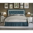 thumbnail image 1 of Gianna Tufted Upholstered Platform Bed Denim Blue - Queen, 1 of 5