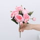 thumbnail image 5 of Flores Artificiales Colgantes para Exteriores, Peonías Artificiales, Decoración Realista de Peonías Falsas, Ramos de Boda, Arreglos Florales para El Hogar y El Hotel, Plantas Artificiales para Exteri, 5 of 7