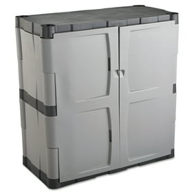 Rubbermaid 788800michr 24 Mica And Charcoal Wall Cabinet
