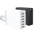thumbnail image 4 of AC Charger, 6-Port Multi USB Charger, 50W Power Adapter Compatible with iPhone 13/12/Pro/Max/Galaxy S20 /Note/Macbook Air for Travel/Office, 4 of 5