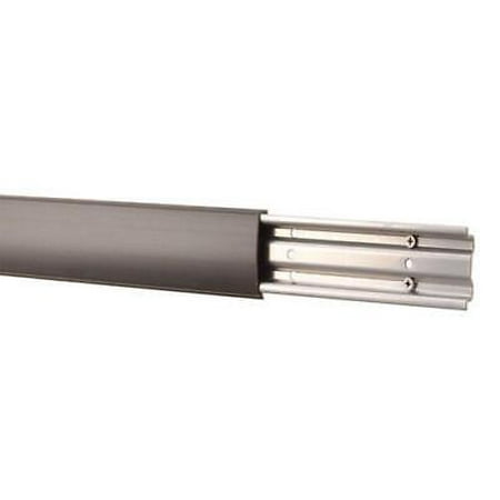 

Rubbermaid 0.6 in. H X 2.3 in. W X 4 ft. D Silver Metal Hang Rail