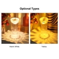 thumbnail image 2 of Escritorio de lámpara de mesa de acrílico al lado de la noche de cristal de diseño de reflejo de luz yeacher Lámpara de mesa, 2 of 6