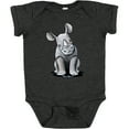 thumbnail image 3 of Inktastic Curious Rhinos Boys or Girls Baby Bodysuit, 3 of 5