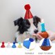 thumbnail image 4 of unbranded 4Ud Sombreros Para Perro De Cumpleaños De Tela Colorida Para Y, 4 of 5
