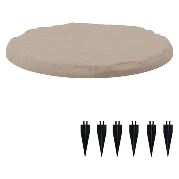 hejhncii Decorative Stepping Stones with Multiple Optional Shape For Landscaping Pathways