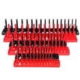 thumbnail image 1 of KAKOWELY 6pcs Socket Organizer Tray Set Socket Storage Holder 1/4-Inch 3/8-Inch 1/2-Inch Socket Holders,20.28X"X3.54"X3.54", 1 of 4