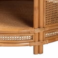 thumbnail image 6 of bali & pari Louis Modern Bohemian Natural Brown Rattan Coffee Table, 6 of 8