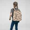 thumbnail image 5 of Naloa Leopard Print Print Lightweight DayBackpack Suitable for school, work, shopping, travel, etc., 5 of 5