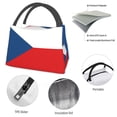 thumbnail image 4 of Czech Republic Lunch Bag Reusable Insulated Lunch Tote Cooler Box For Women Men, 4 of 7