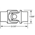 thumbnail image 2 of Borgeson Steering U-Joint 3/4in-36 x 13/16in-36, 2 of 5