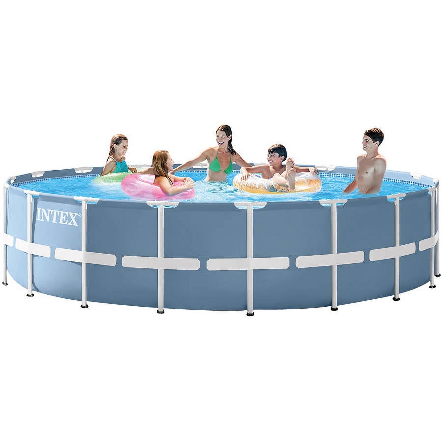 Intex 18' x 48 Prism Frame Above Ground Pool with Filter Pump