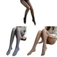 thumbnail image 3 of Qarigey Mallas cálidas para mujer, pantalones térmicos de terciopelo para otoño e invierno, medias elásticas de cintura alta a la moda, Prendas para la parte inferior del cuerpo Gris 220g Tipo 1, 3 of 6
