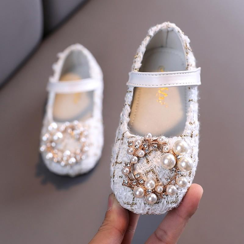 Deep lovly Children Baby Child Baby Girl Summer Sequins Cute Bow Bling Glitter Princess Shoes Sandals Open Toe Comfortable Non-Slip Shoes Baby Shower Slippers School Shoes 