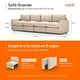 thumbnail image 2 of Sofá Seccional Modular Adapti 4 Plazas Moderno | Beige Ostra, 2 of 9