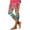 Pink, variant on Summer Yoga Leggings for Women High Waisted Elastic Cropped Pants Soft Tummy Control Butt Lifting Leggings Gradient Color Streetstyle Capri Pants Light Blue XXL