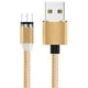 thumbnail image 5 of Bearachild Cable Micro USB tipo C para para Android 1M de carga rápida Cable USB Cable de teléfono móvil oro 2piezas, 5 of 5