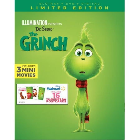 - Dr. Seuss The Grinch (Blu-ray + Digital + Exclusive Gift)