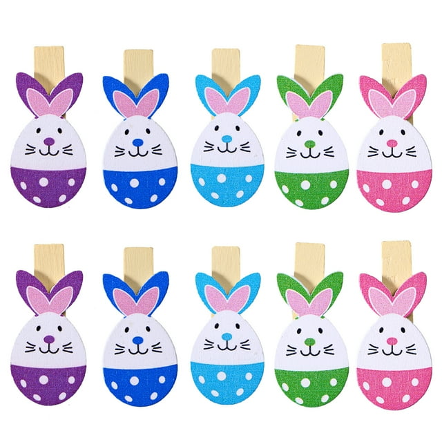 Miangastore 50Pcs Pictures Organizer Clips Bunny Decorations For Home And Office