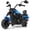 Blue, variant on OLAKIDS Kids Motorcycle, 6V Ride On Toy with Training Wheels, Forward/Reverse Switch, Music & Headlights for Toddlers 3+ Years