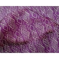 thumbnail image 4 of oneOone Silk Tabby Fabric Swirl & Geometric Block Print Sewing Fabric BTY 42 Inch Wide, 4 of 4