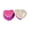 Hot Pink, variant on Yettn Baking Cups,10-Pack Mini Heart-Shaped Cake Pans Disposable Aluminum Baking Cups with Lids Cupcake Molds for Wedding & Party Desserts Oven-Safe Ramekins