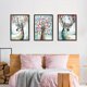 thumbnail image 3 of Gwong Decoración hogareña 3 unids / set 3D Deer Animal Wall Wall Stickers Living Room Art Decor Picture Pósters Gwong 99252, 3 of 7
