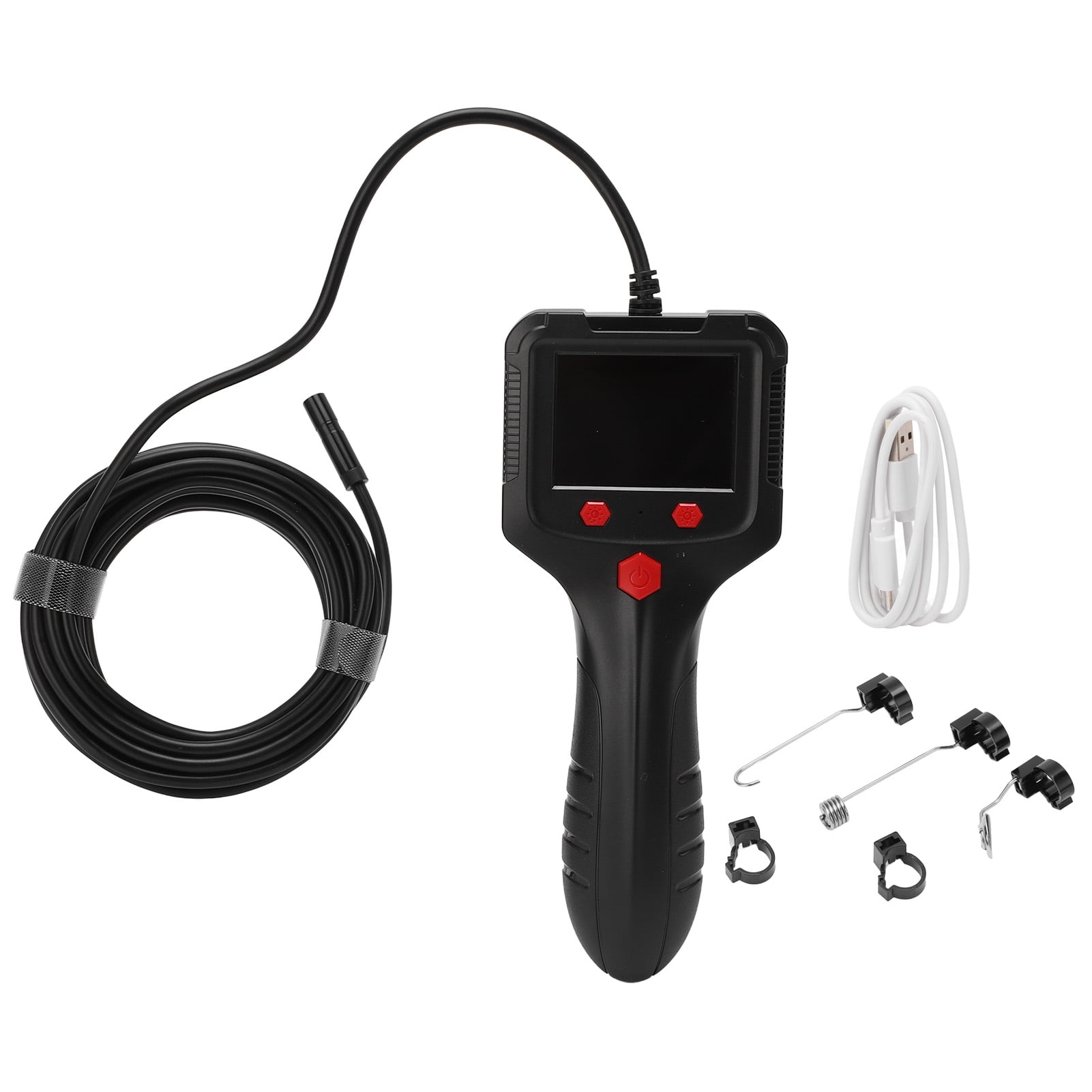 Industrial Borescope, HD IPS LCD Screen ABS Rechargeable Industrial