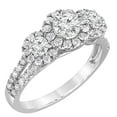 thumbnail image 3 of Unique Moments 1.25 ct Lab Grown Diamond Engagement Ring in 10K White Gold, 3 of 5