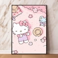 thumbnail image 1 of Japanese Anime Sanrios HelloKittys Canvas Painting Friend Gift Picture Print Wall High Quality Art Modular Print Comic Picture QZX, 1 of 7