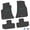 Black w/ Green Insert, variant on Floor Mats for 11-24 Dodge Challenger RWD - Mopar Licensed Factory Fit - Purple w/ White Demon Insert - Custom Vintage - 100% Made in USA