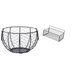 thumbnail image 1 of Cesta de huevos,Cesta multiusos para huevos,cesta tejida de alambre de hierro,Cesta de almacenamiento colgante,Cesta de almacenamiento para gabinete organizador de pared colgante,Estantes de, 1 of 8