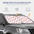 thumbnail image 4 of Vsdgher Red Lips 1 Print Car Windshield Sun Shade, Reflective Sunshade Window Sunshade Sun Visor Protector Fit for Cars,Trucks,SUVs-Large, 4 of 6