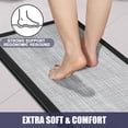 thumbnail image 4 of Anti Fatigue Kitchen Mat, Cushioned Kitchen Rugs and Mats Non-Skid, Waterproof Floor Mat, Ergonomic Comfort Foam Standing Mat for Floor, Kitchen, Office, Sink, Laundry- Black,17.3"x29", 4 of 6