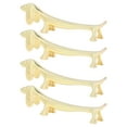 thumbnail image 2 of Chopstick Rest Gold Chopstick Rest 4Pcs Chopstick Rest Smoother Surfaces Reusable Cute Animal Design Gold Chopstick Rest For Home Restaurant Party, 2 of 8