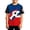 Red, variant on Kids 2026 Soccer T-Shirt , Boys Red Blue Football Graphic Tee, Youth National Team Fan