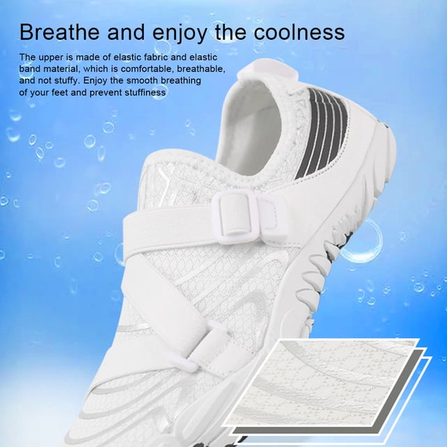 Zapatos de agua antideslizantes suaves zapatillas de buceo transpirables para senderismo kayak surf