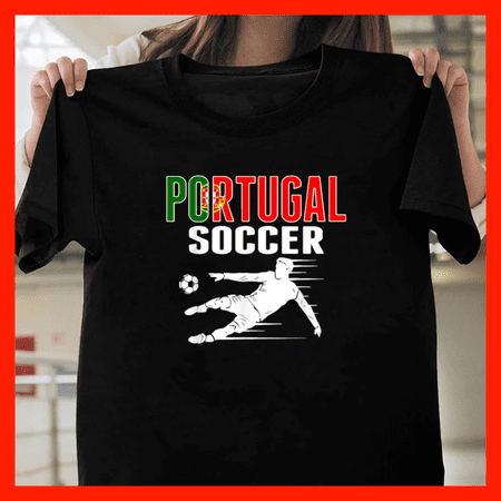 Portugal Soccer Lovers Jersey Portuguese Football Players H11383, for Unisex - Up to Size 5XL Available