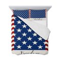 thumbnail image 7 of 4th of July Queen Size Down Alternative Comforter,Lightweight Comforter Quilt Bedding Set with Pillow Shams Independence Day American Flag Red Striped Blue Star Bed Comforter Duvet Insert 90"x96", 7 of 7