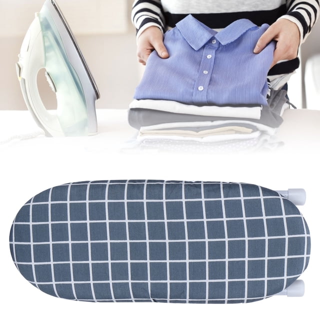 Mesa para Planchar Ropa,Mini Ironing Board Tabletop,Ironing Boards Mini Ironing Board Foldable Sleeve Cuffs Collars Ironing Table for Home Travel UseFashion Square Grid