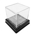 thumbnail image 4 of Vitrina acrílica de béisbol a prueba de polvo con soporte para recuerdo (negro), 4 of 4