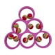 thumbnail image 5 of Juego de lanzamiento para juguetes de piscina con 12 pelotas de lanzamiento, flotador de espuma, juego de piscina para Rosa roja, 5 of 9