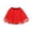 Red, variant on Big Girls Layered Tulle Skirt Casual Versatile Tutu Skirt Petticoat